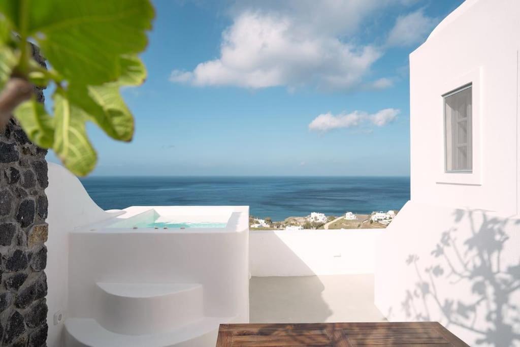 Santorini Sea View Apartments Vourvoulos Ngoại thất bức ảnh