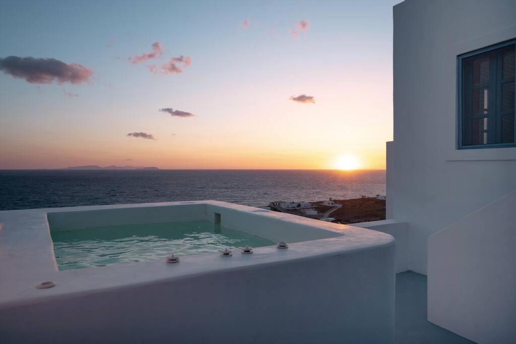 Santorini Sea View Apartments Vourvoulos Ngoại thất bức ảnh